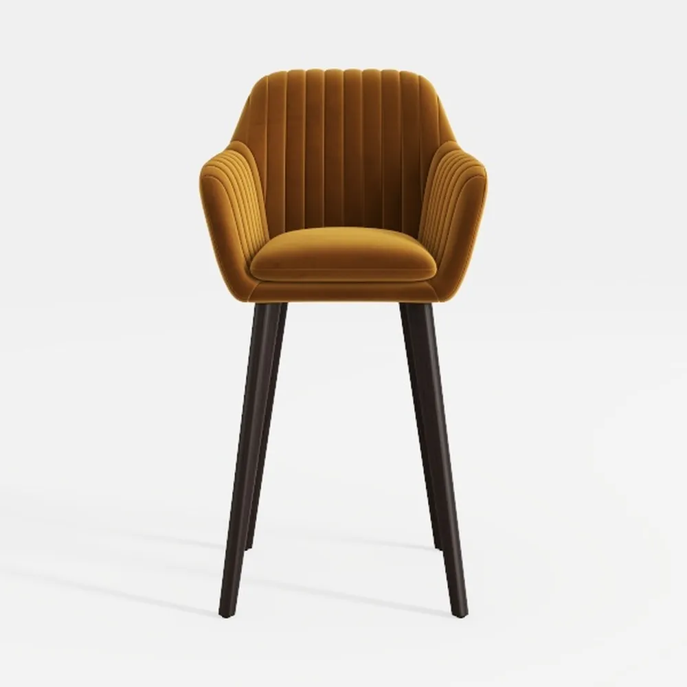 Comfortable Chair Nordic Upholstered arm Dining