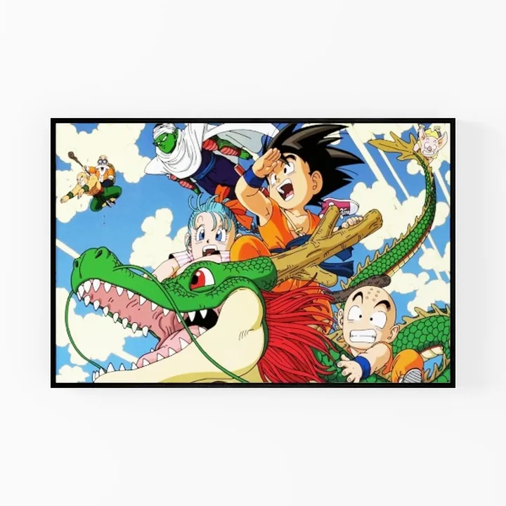 Dragon Ball Anime Characters Wall Art Decor 3D Model