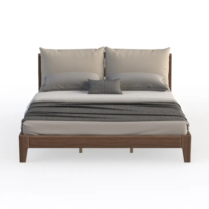 ZINUS Julia Wood Platform Bed Frame, Solid Wood Fo