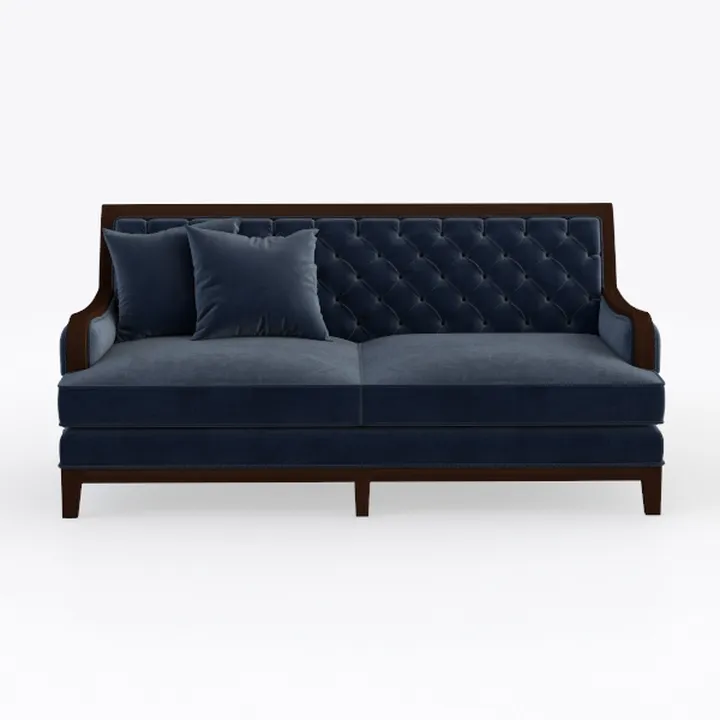 Patio 3-Seater Sofa, PE Wicker Outdoor Lounge with
