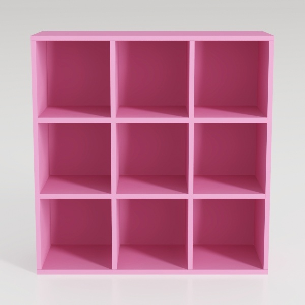 LEYAOYAO 7 Cube Bookshelf,3 Tier Book Shelf with