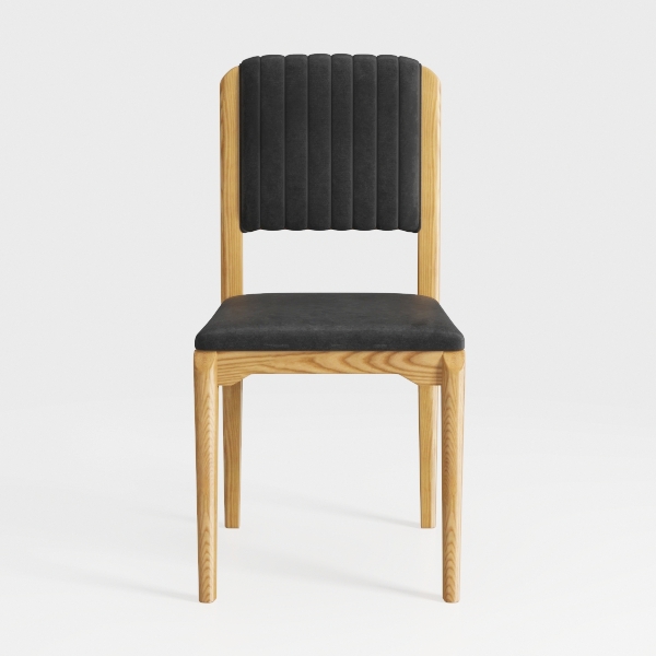 French Country Dining Chairs Set of 2, Gray