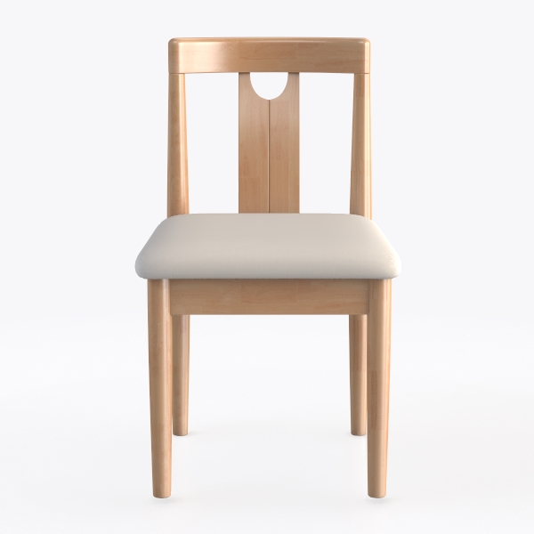 DUOMAY Upholstered Linen Beige Dining Chairs Set