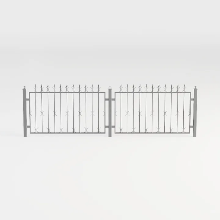 wrought iron fence-Cozy Garden Fences & Gates