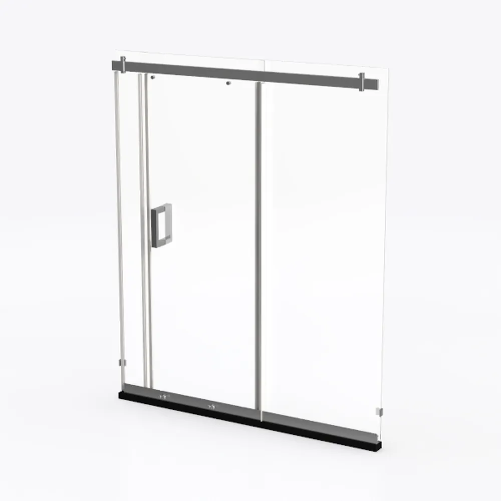 ANZZI 76 x 48 inch Frameless Shower Door in