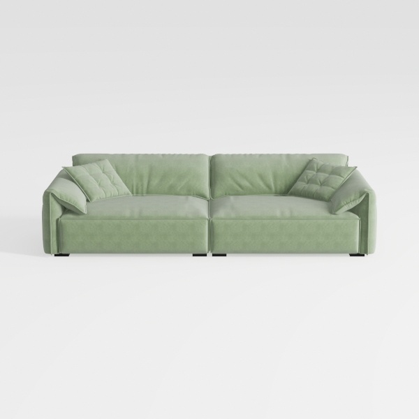 105 Inch Cloud Sectional Couch,Modern Modular