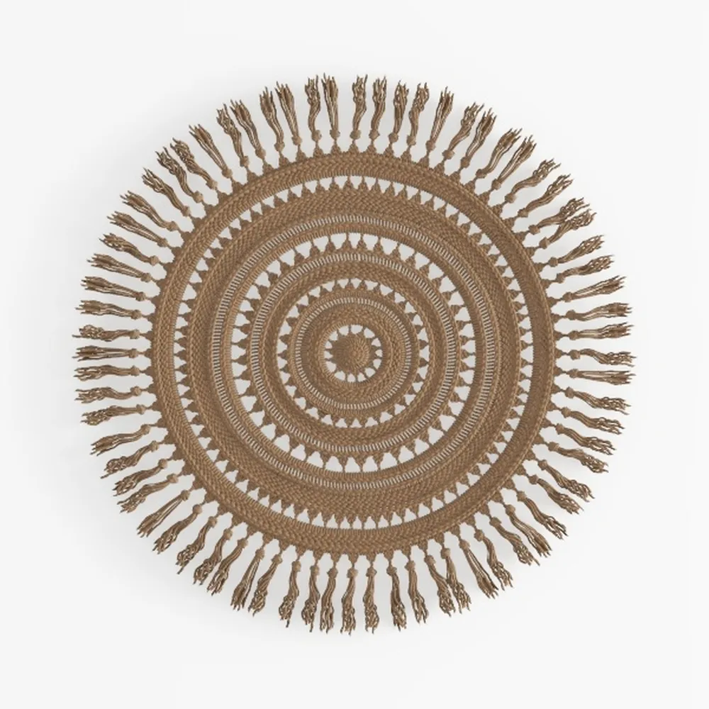 Yamaziot 6FT Round Washable Area Rug, Non-Slip