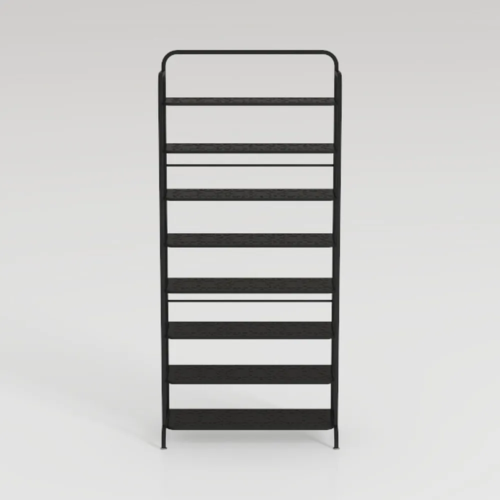 No Assembly Folding Bookshelf, 5 Tiers Collapsible