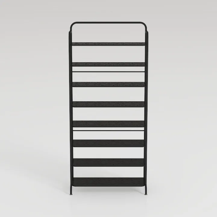 No Assembly Folding Bookshelf, 5 Tiers Collapsible