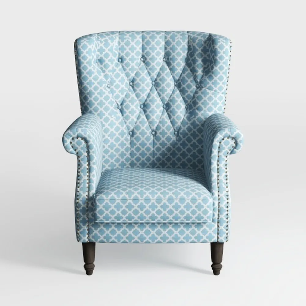 HL Home Furnishings Alex Transitional Flared Arm A