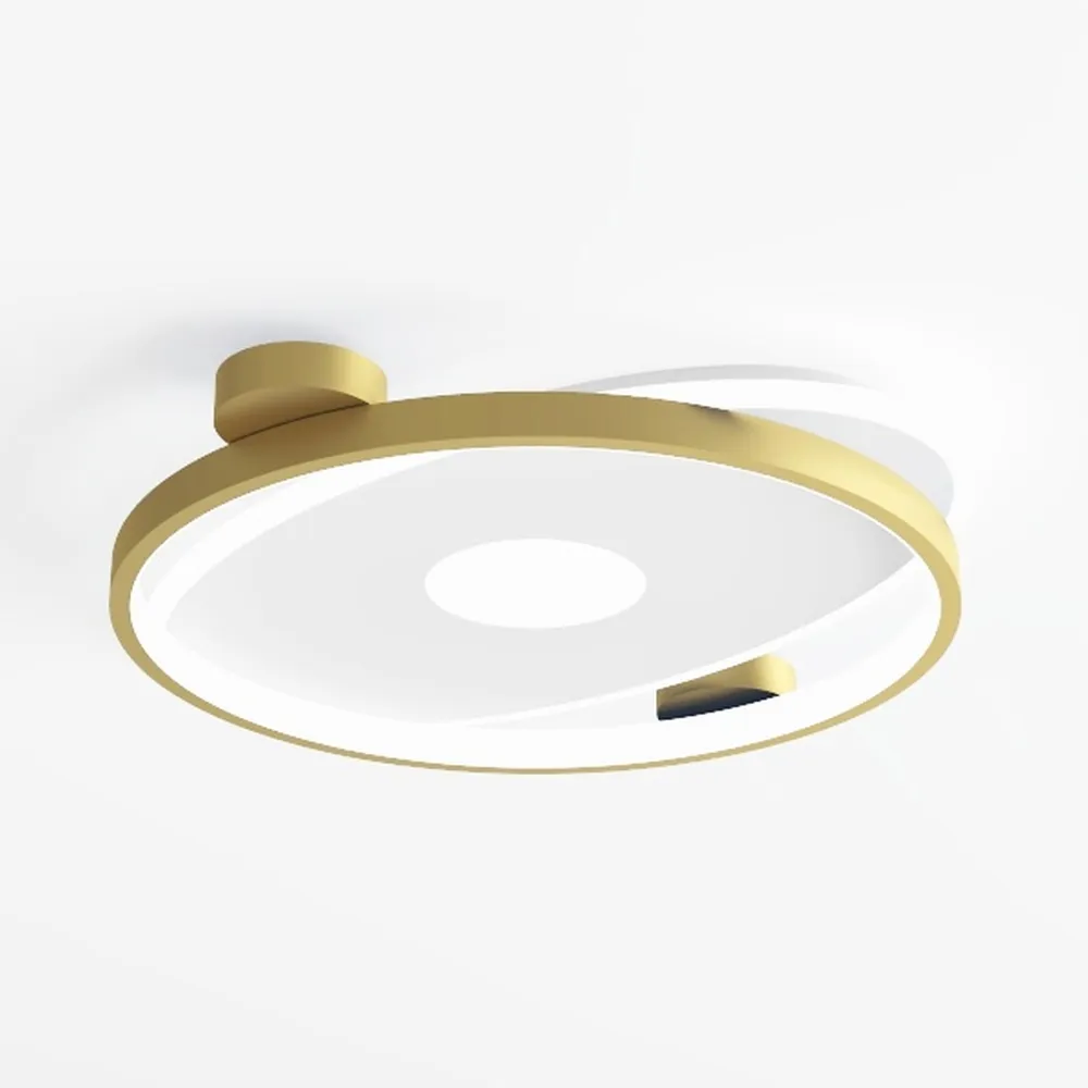 Dimmable Small Mid Century Modern Flush Mount