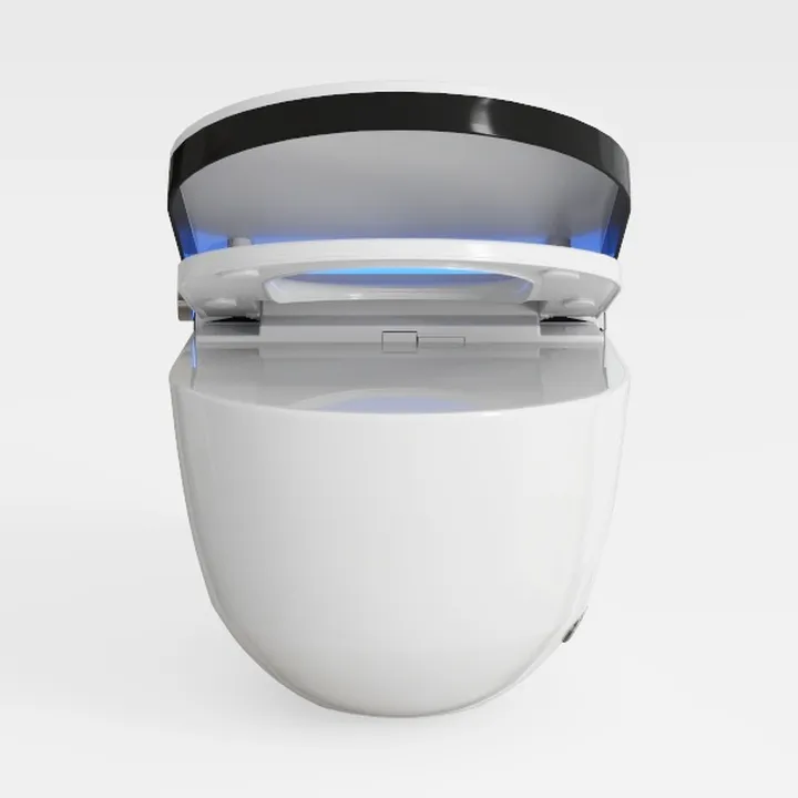 Modern Smart White Ceramic Toilet 3D Model
