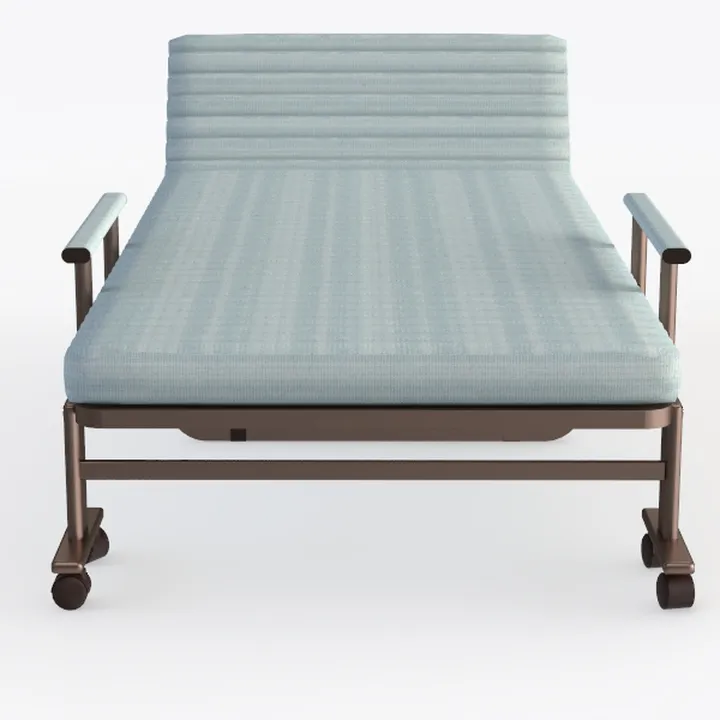 Minimalist Fabric Metal Rolling Daybed 3D Model