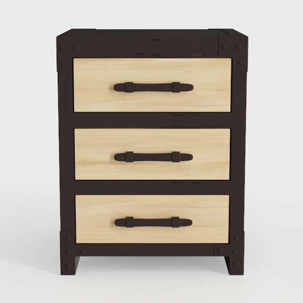 Rattan 5 Drawer Dressers for Bedroom, Tall Dresser