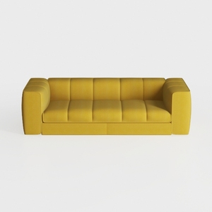 TCMILA Modular 3-Seater Sofa Couch with Deep Seat 