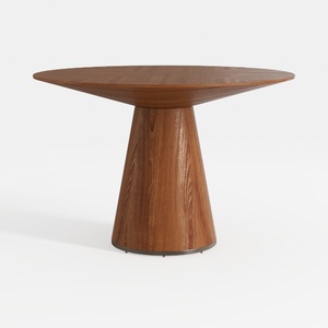 Round Dining Table Set for 4,45'' Farmhouse Dining