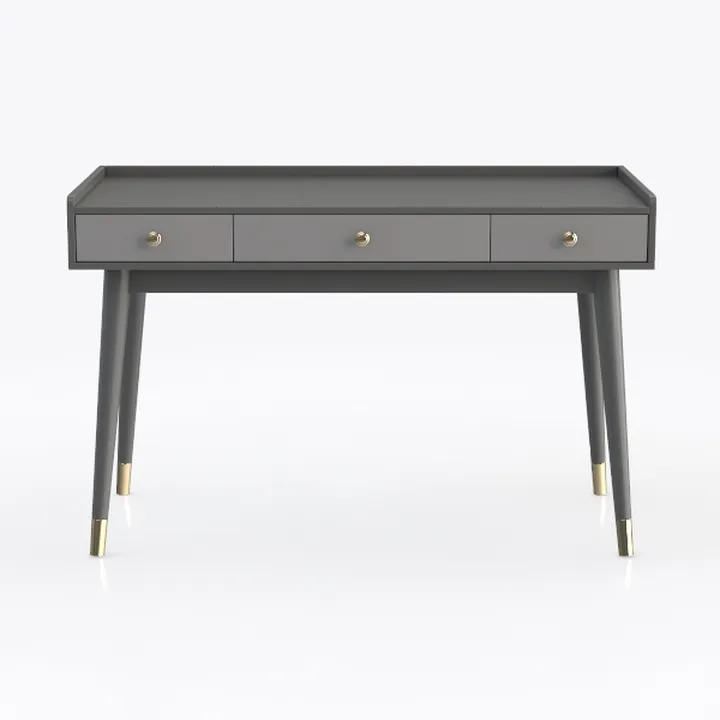 IIYGNEWM Mid Century Desk, Modern Writing Study De