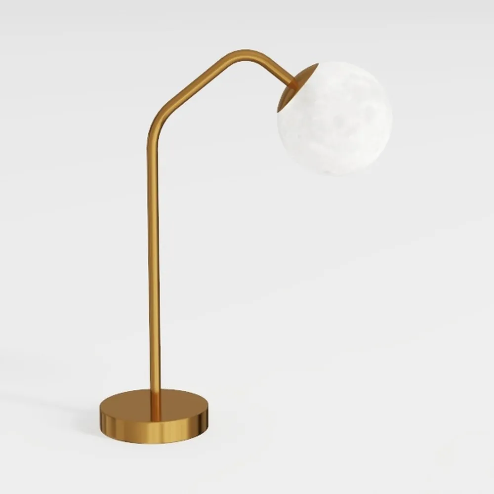 ONEWISH Industrial Table Lamp Set of 2 with USB A&