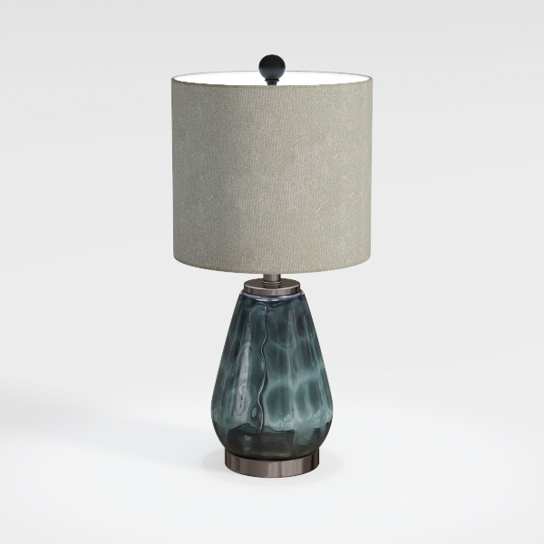 Montary 25&quot; Chinoiserie Table Lamp, Classic Blue