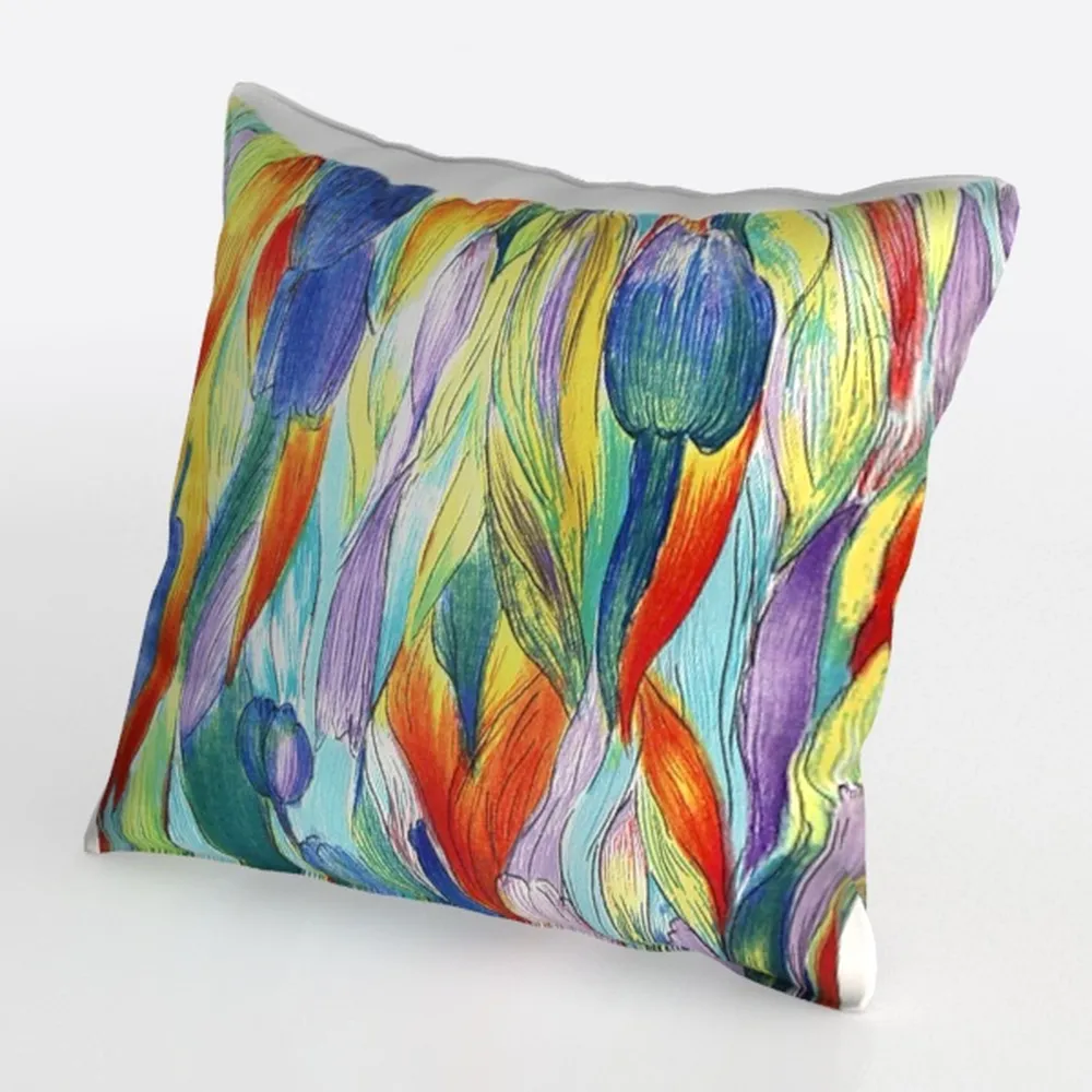 Outdoor Pillow Covers 18x18 Inch Set of 2 Floral