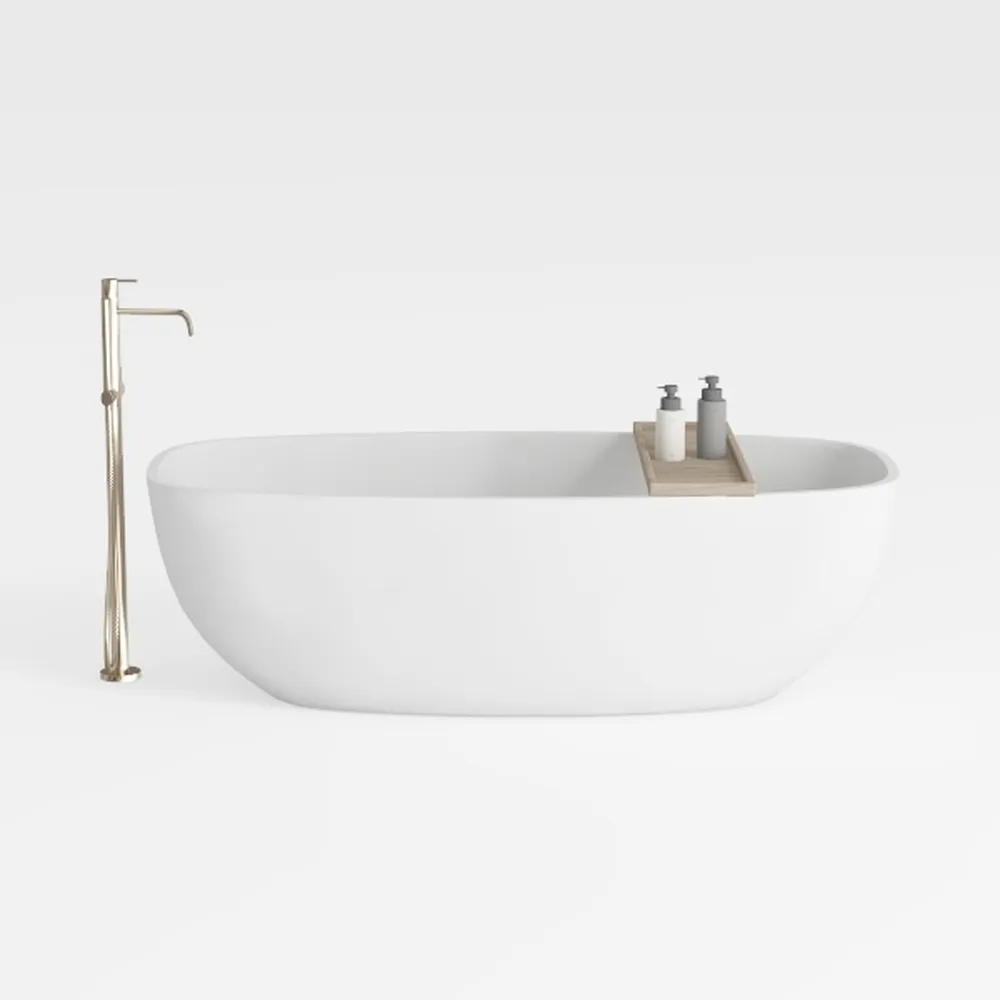 WOODBRIDGE 67" Acrylic Freestanding Bathtub