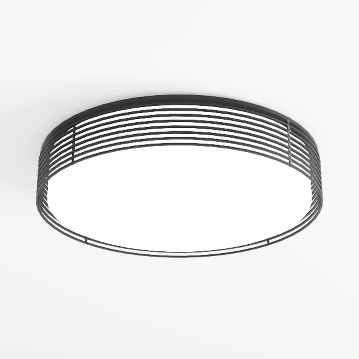17" Semi Flush Mount Ceiling Light Fixture, Modern