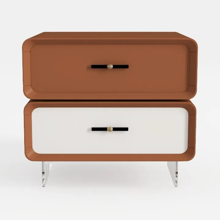 Nightstand Bedside Cabinet 2 Drawers End Table