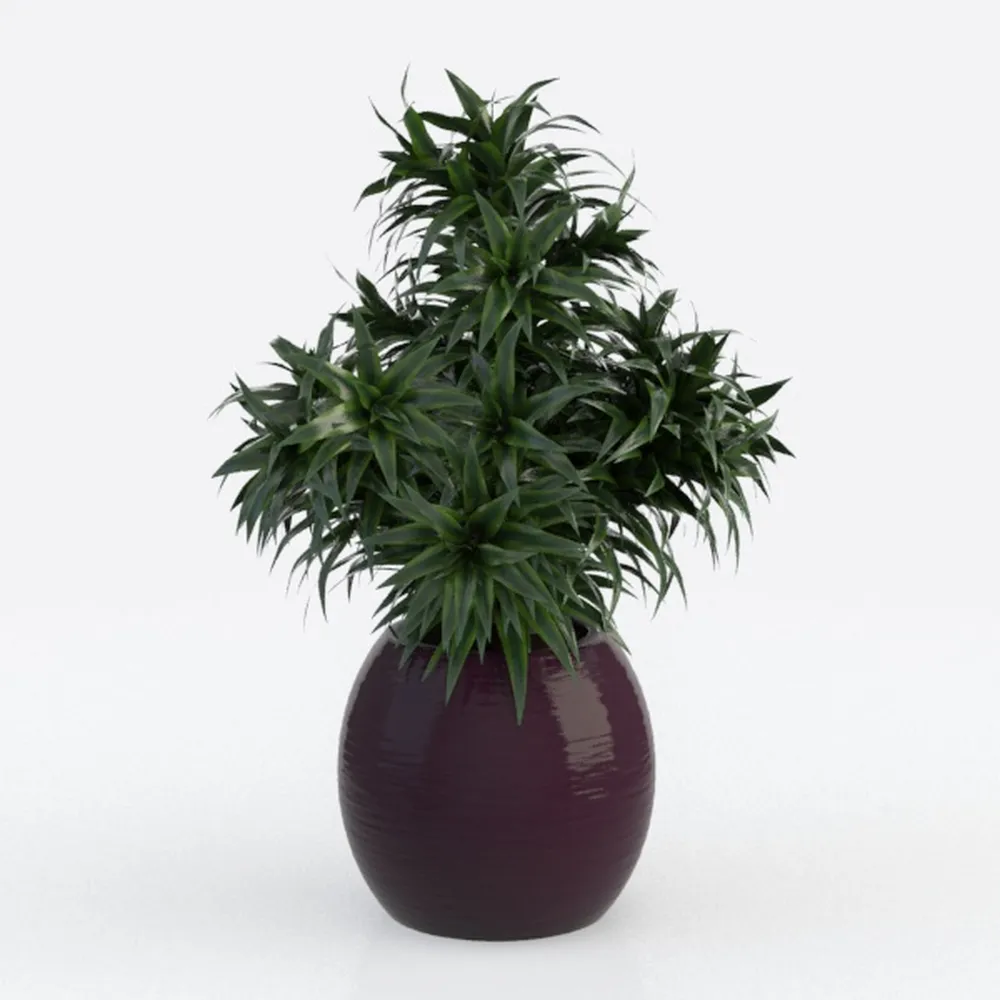 Artificial Magnolia Flowers in Decorative Red Pot,