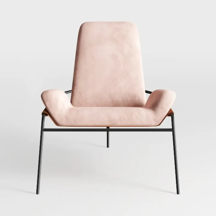 FEMICON Elegant Mid Century Modern Accent Chair wi
