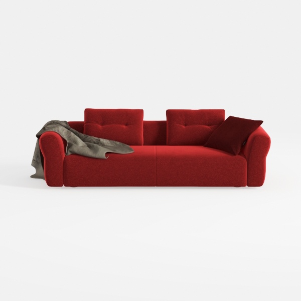 Foldable Three Person Fabric Sofa Bed, high Reboun