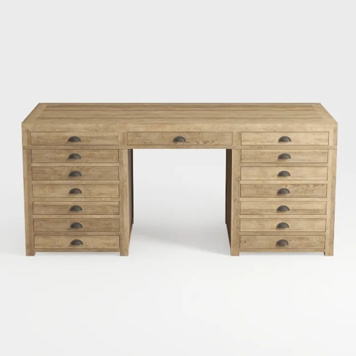 PRAISUN 47 Inch Office Desk with Outlets, Computer