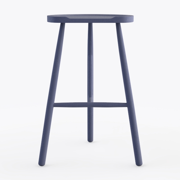 Fiddler 24 in. Navy Counter Stool