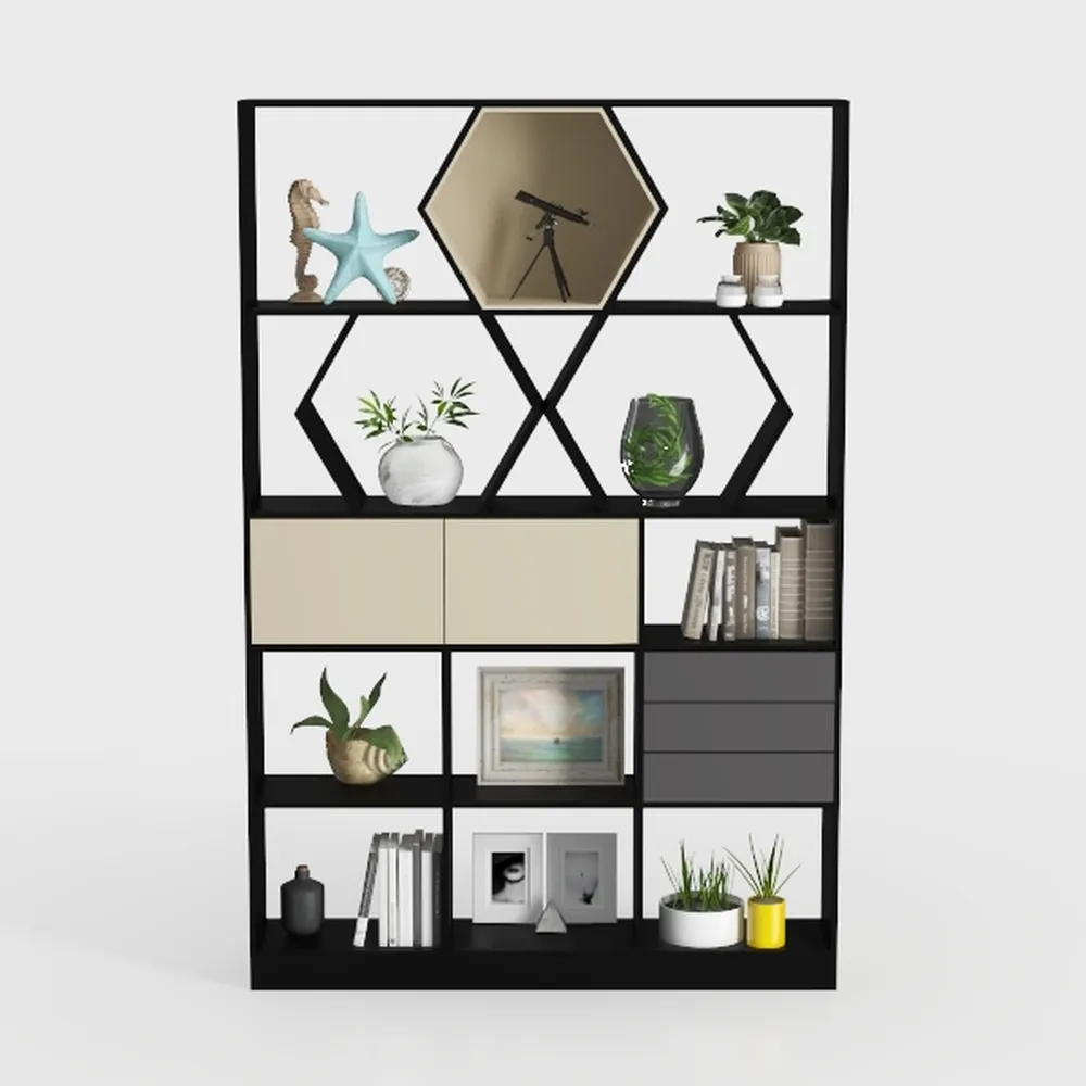 Mavivegue Book Shelf, 9 Cube Storage Organizer