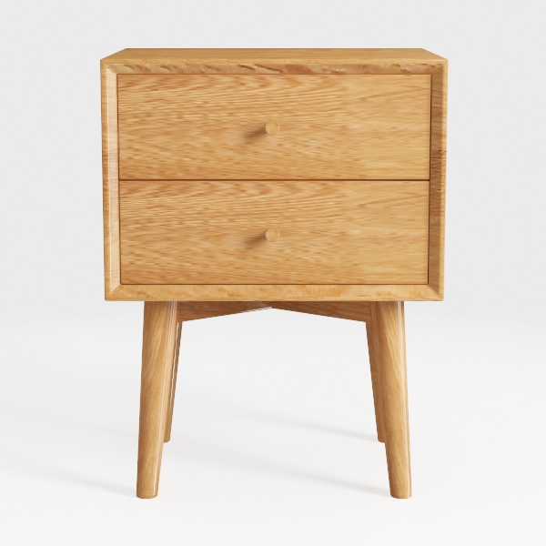 Minimalist Modern Design Wood Bedside Table