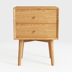 Minimalist Modern Design Wood Bedside Table