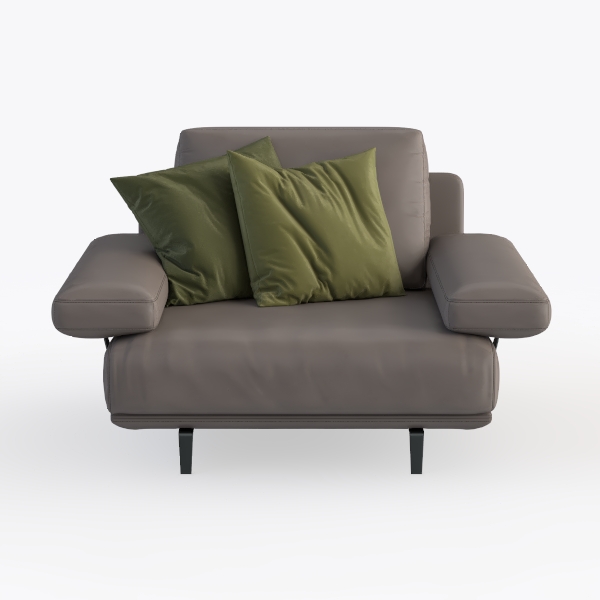 Giantex Accent Chair, Single Sofa Chair with 5 Inc