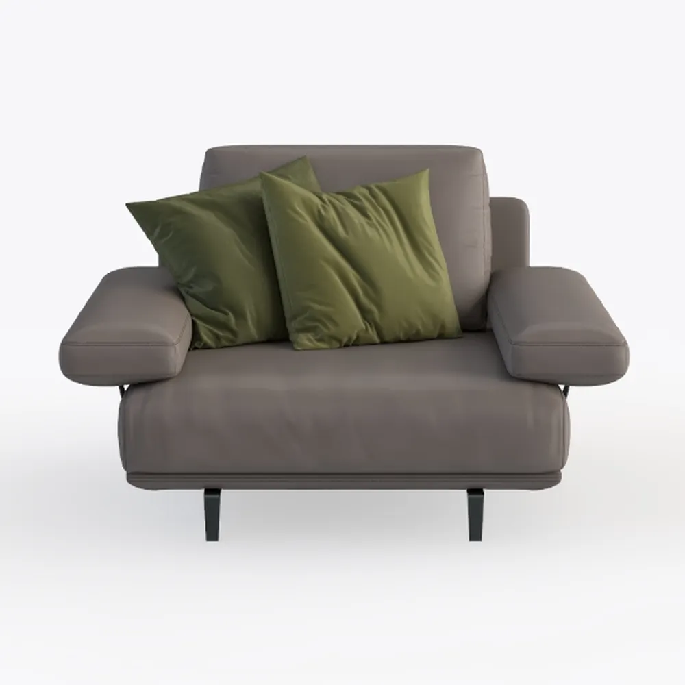 Giantex Accent Chair, Single Sofa Chair with 5 Inc