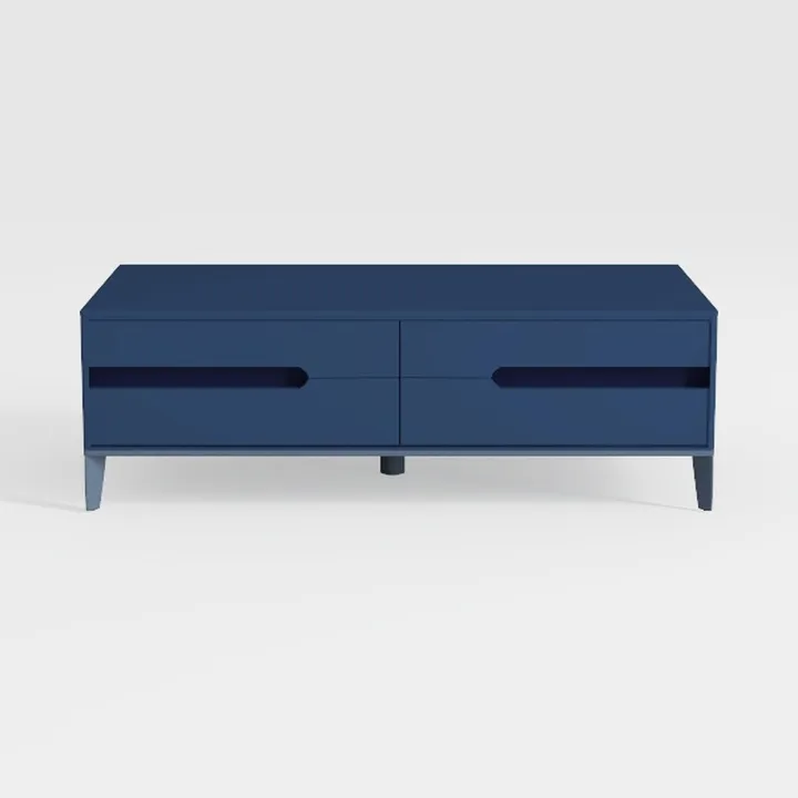 DOPEDIO 70" Sky Blue Modern Loveseat Recliner Sofa