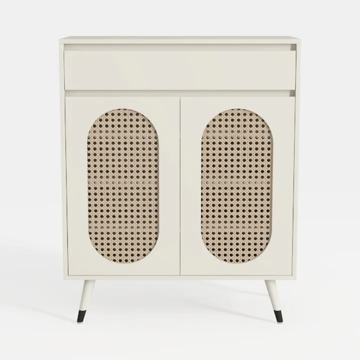 EDYO LIVING 31" White Sideboard Buffet Cabinet
