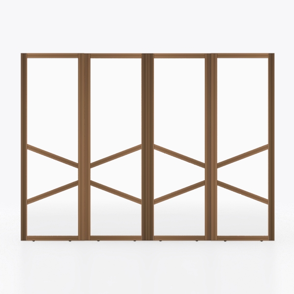 Interior door-TATA solid wood composite sliding door 2 bronze