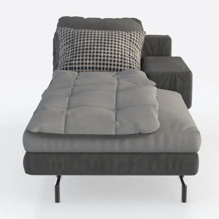 57.5" Oversized Chaise Lounge Chair Indoor