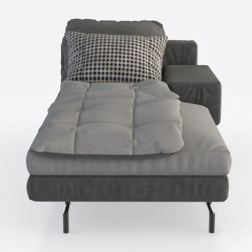 57.5" Oversized Chaise Lounge Chair Indoor