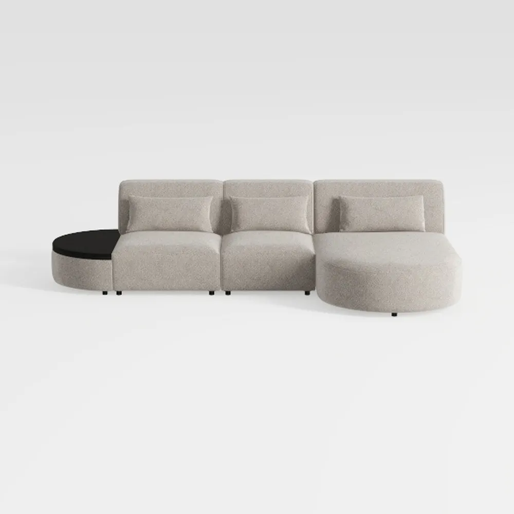 106" Cloud Curve Sectional Sofa with Chaise Lounge