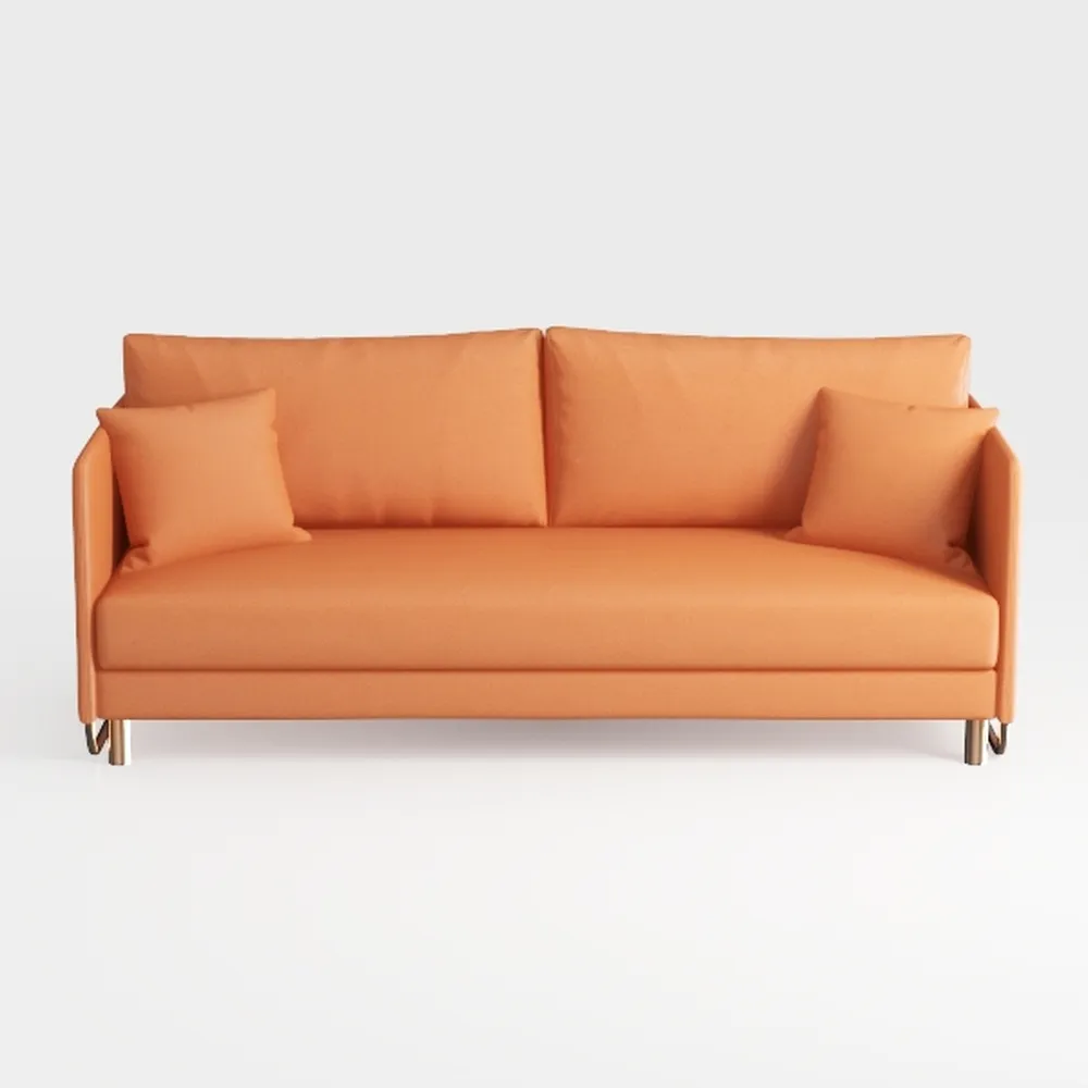 Valencia Artisan Full Leather Sofa 88” - Pure Full