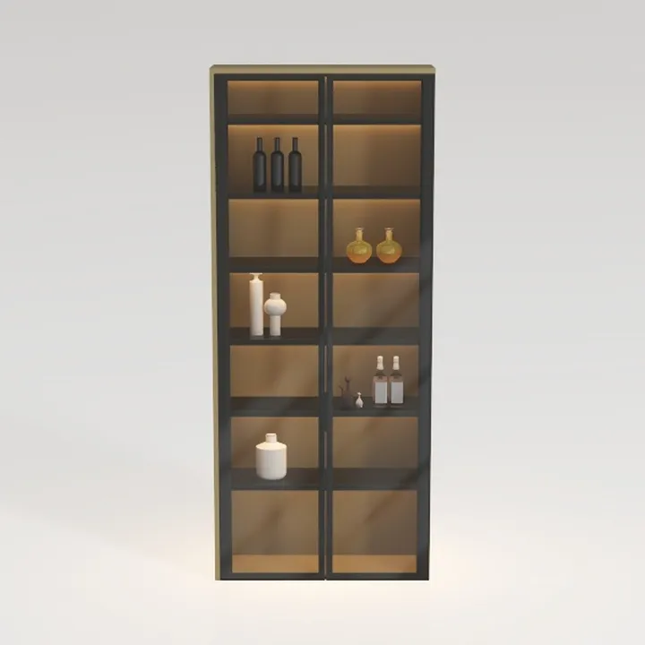 Curio Display Cabinet, 5-Tier Display Case with