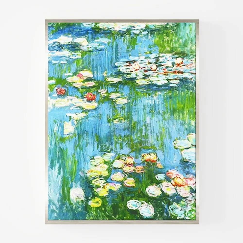 Wieco Art Water Lilies by Claude Monet Oil Paintings