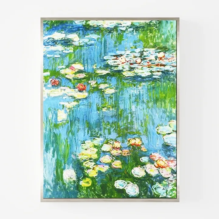 Wieco Art Water Lilies by Claude Monet Oil Paintings