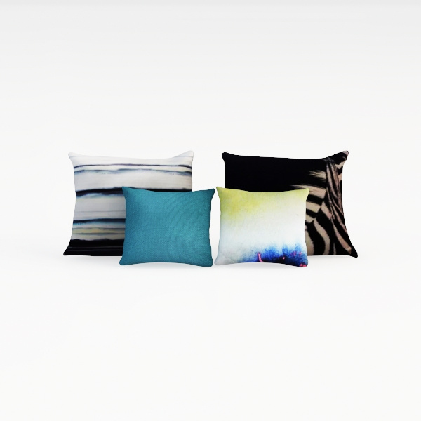 MIULEE Pack of 2 Outdoor Waterproof Throw Pillow