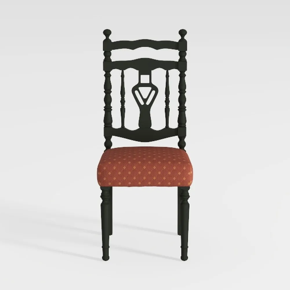 Country Cottage Styled Chair with Wood Seat - 18"