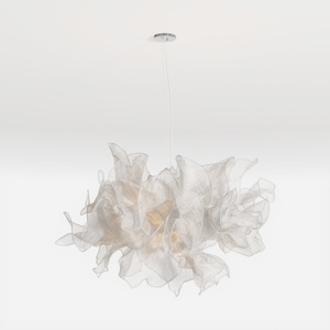 BETHEL INTERNATIONAL DLS104C20W-1 1-Light LED Chandelier-Warm Beige